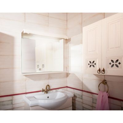 Зеркало для ванной Кантри 85 Бежевый дуб прованс