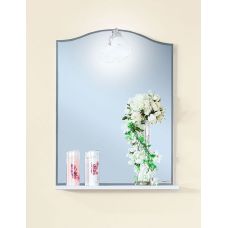 Зеркало для ванной Лючия 58 Белый глянец