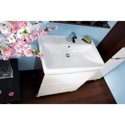 Комплект мебели для ванной Токио 70 Венге / белый глянец