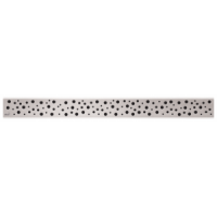 Решетка для водоотводящего желоба (Нержавеющая сталь глянцевая), арт. BUBLE-550L