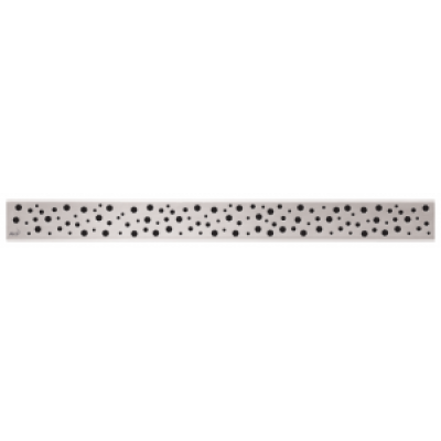 Решетка для водоотводящего желоба (Нержавеющая сталь глянцевая), арт. BUBLE-550L
