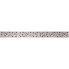 Решетка для водоотводящего желоба, нержавеющая сталь-мат,  арт.BUBLE-950M