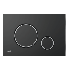 Кнопка управления для скрытых систем инсталляции, черный-мат/хром-глянец, арт. M778