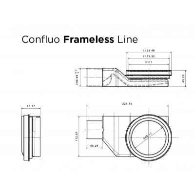 Душевой лоток Pestan Confluo Frameless Line 750 White Glass