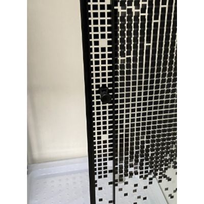 Душевой уголок NG-009-Q BLACK (900 x 900 x 1950)