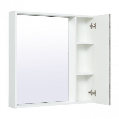 Зеркальный шкаф Руно Runo Манхэттен 75 /универсальный/серый бетон/