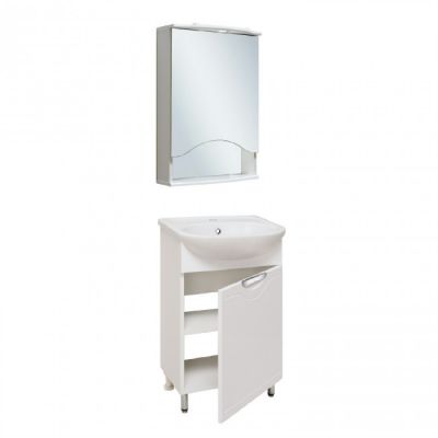 Комплект мебели для ванной Руно Runo Фортуна 50 белый