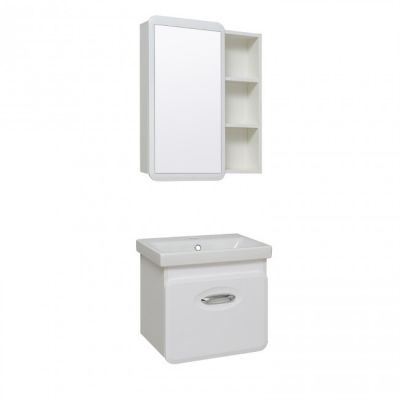 Комплект мебели для ванной Руно Runo КАПРИ 50 /подвесной/ с зеркалом Капри 55